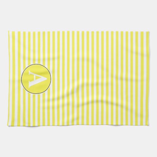 Keukenhanddoek, op maat gemonogrammeerd theedoek (Horizontaal)