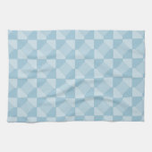 Keukenhanddoek - Optische Spindels in Blauw (Horizontaal)