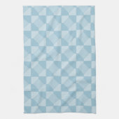 Keukenhanddoek - Optische Spindels in Blauw (Verticaal)