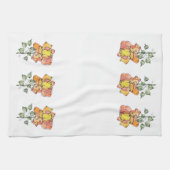 Keukenhanddoek - Oranje Rozen NGA (Horizontaal)