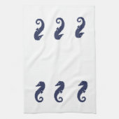 Keukenhanddoek - Paarden van Zee (blauw van de mar (Verticaal)