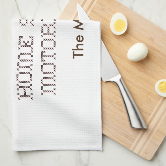 Keukenhanddoek - Pas uw camper aan (Quarter Fold)