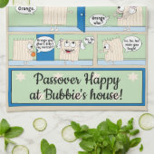 Keukenhanddoek "Pascha Matzah Joke " (Gevouwen)