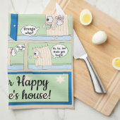 Keukenhanddoek "Pascha Matzah Joke " (Quarter Fold)