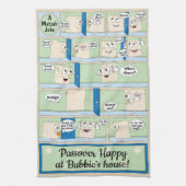 Keukenhanddoek "Pascha Matzah Joke " (Verticaal)