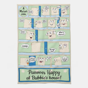 Keukenhanddoek "Pascha Matzah Joke "