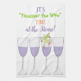 Keukenhanddoek "Passover de wijn"
