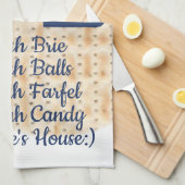 Keukenhanddoek "Passover IT'S Matzah TIME" (Quarter Fold)