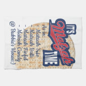 Keukenhanddoek "Passover IT'S Matzah TIME" (Horizontaal)