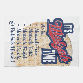 Keukenhanddoek "Passover IT'S Matzah TIME"