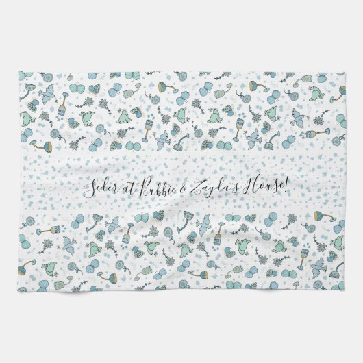 Keukenhanddoek Passover Whimsical Seder Table (Horizontaal)