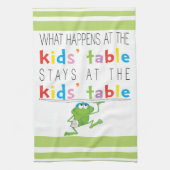 Keukenhanddoek "Pesach Kind tafel " (Verticaal)