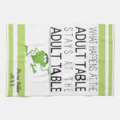 Keukenhanddoek "Pesach Volwassen Tafel " (Horizontaal)