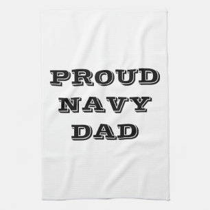 Keukenhanddoek Proud Navy Dad