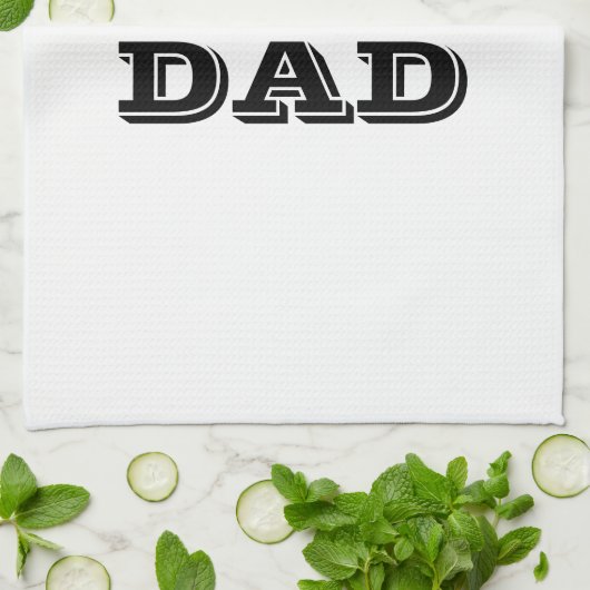 Keukenhanddoek Proud Navy Dad (Gevouwen)