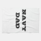 Keukenhanddoek Proud Navy Dad (Horizontaal)