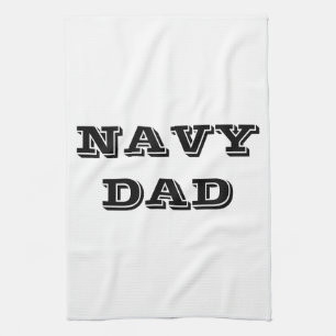 Keukenhanddoek Proud Navy Dad