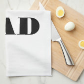 Keukenhanddoek Proud Navy Dad (Quarter Fold)