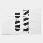 Keukenhanddoek Proud Navy Dad (Horizontaal)