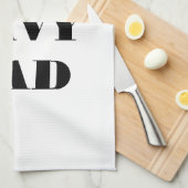 Keukenhanddoek Proud Navy Dad (Quarter Fold)