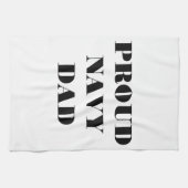 Keukenhanddoek Proud Navy Dad (Horizontaal)
