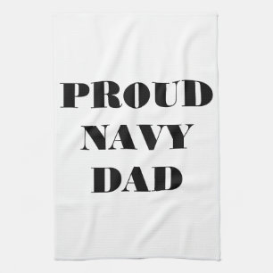 Keukenhanddoek Proud Navy Dad