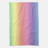 Keukenhanddoek - Regenboog met gekleurde strepen (Verticaal)