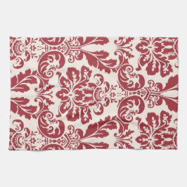 Keukenhanddoek...rode en witte vocht theedoek