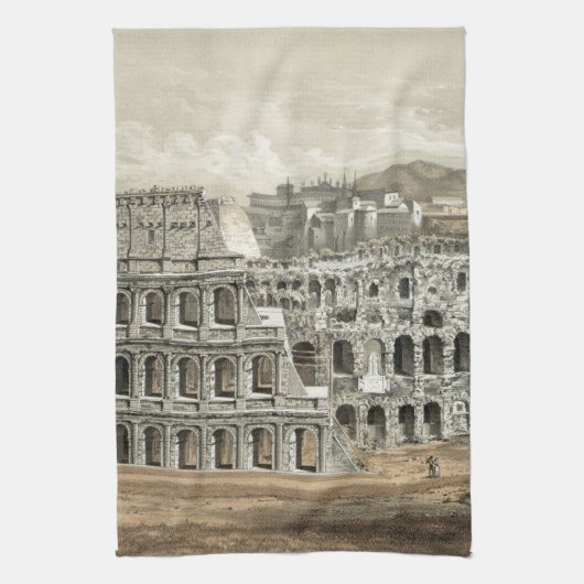 Keukenhanddoek "Rome Coliseum" (Verticaal)