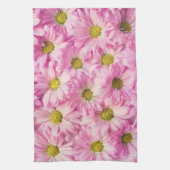 Keukenhanddoek - Roze Gerbera Daisies (Verticaal)