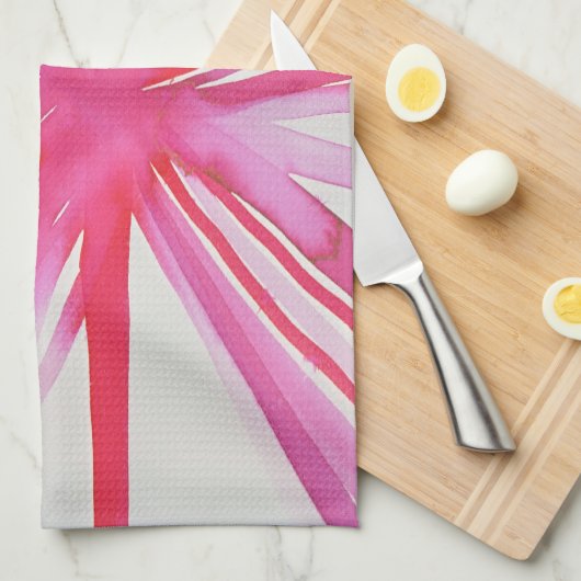 Keukenhanddoek - Roze ventilator! (Quarter Fold)