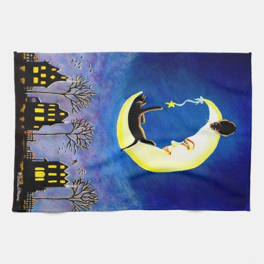 Keukenhanddoek "Salem's Star" (Horizontaal)