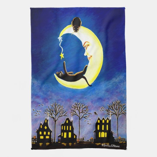 Keukenhanddoek "Salem's Star" (Verticaal)