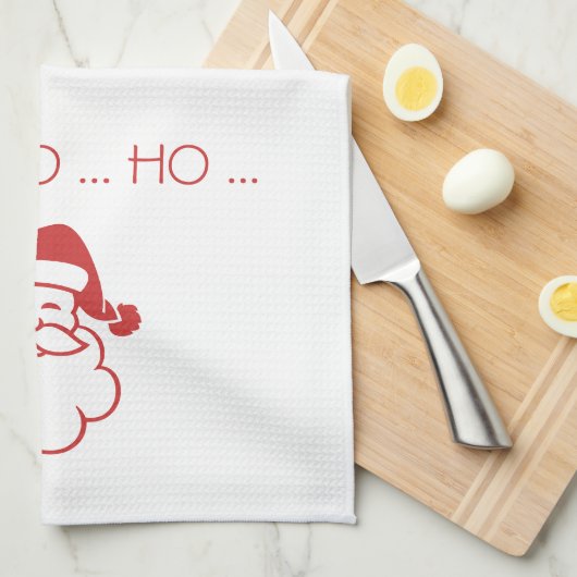 Keukenhanddoek - Santa (Quarter Fold)