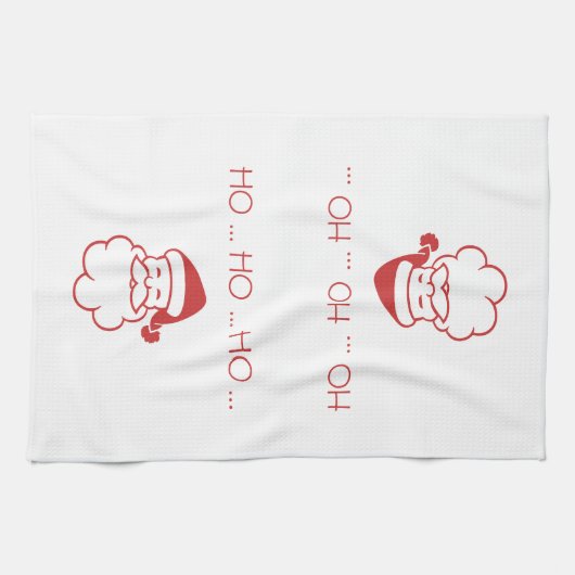 Keukenhanddoek - Santa (Horizontaal)