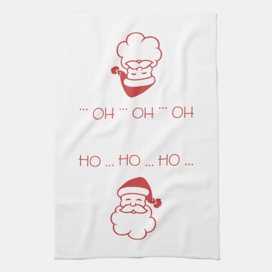 Keukenhanddoek - Santa (Verticaal)