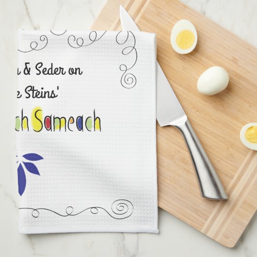 Keukenhanddoek "Seder On " (Quarter Fold)