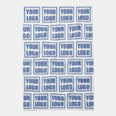 Keukenhanddoek Sjabloon bedrijfspatroon Logo (Verticaal)