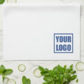 Keukenhanddoek Sjabloon voor zakelijke Logo (Gevouwen)