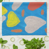 Keukenhanddoek Sky of Love (Gevouwen)