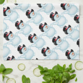 Keukenhanddoek/Snowman Theedoek (Gevouwen)