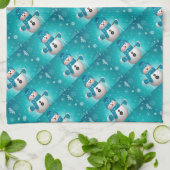 Keukenhanddoek/Snowman Theedoek (Gevouwen)