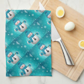 Keukenhanddoek/Snowman Theedoek (Quarter Fold)