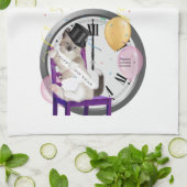 Keukenhanddoek, speciaal gepersonaliseerd voor de theedoek (Gevouwen)