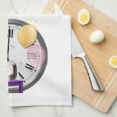 Keukenhanddoek, speciaal gepersonaliseerd voor de theedoek (Quarter Fold)