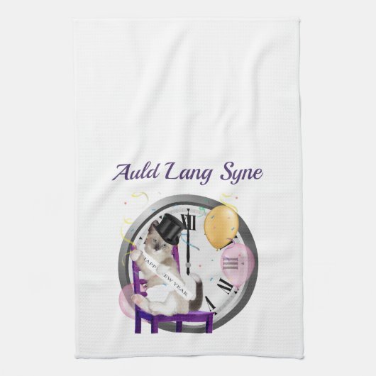 Keukenhanddoek, speciaal gepersonaliseerd voor de theedoek (Verticaal)