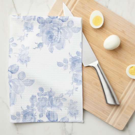 Keukenhanddoek Sweet Adeline bosbes vervaagd (Quarter Fold)