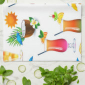 Keukenhanddoek/Tropische Drinken Theedoek (Gevouwen)