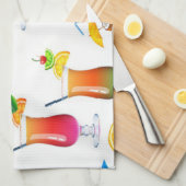 Keukenhanddoek/Tropische Drinken Theedoek (Quarter Fold)