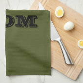 Keukenhanddoek Trots Army Moeder (Quarter Fold)